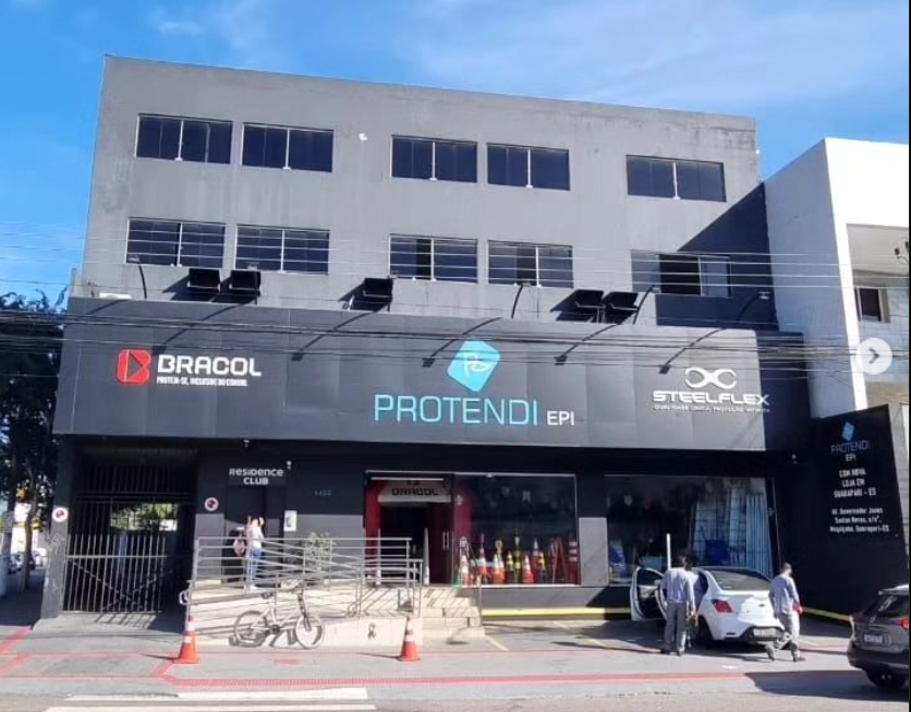 Banner promocional de produtos para impermeabilização